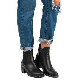 Lucky Shoes Botas Jodhpur rock negro 4