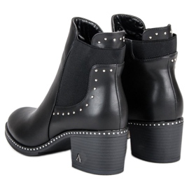 Lucky Shoes Botas Jodhpur rock negro 2