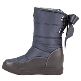 Seastar Botas de nieve grises de moda 1