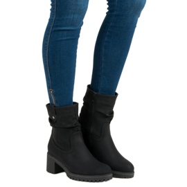 Botas de mujer de otoño negro 4