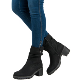 Botas de mujer de otoño negro 5