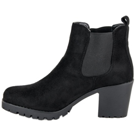 Super Me Botas Jodhpur de ante negras negro 1