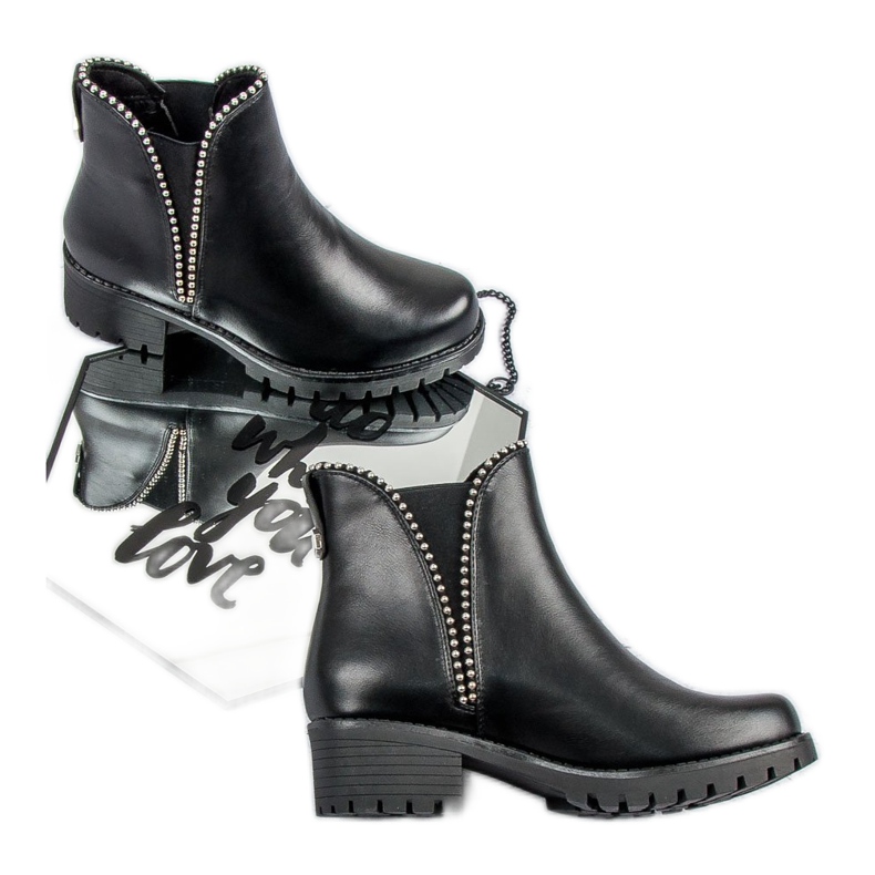 Sixth Sense Botas Black Booties Jodhpur negro 1