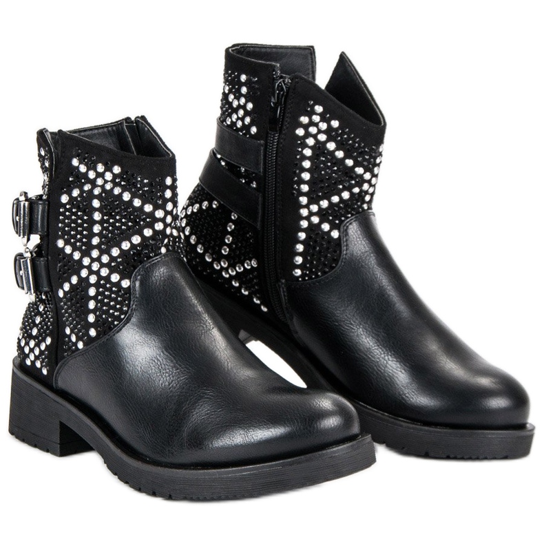 Botas de mujer con estilo negro 2