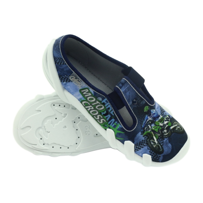 Zapato infantil befado zapatillas 290y170 azul verde azul marino 6