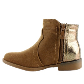 Botines Chelsea para niños k1647301 Camel marrón 1