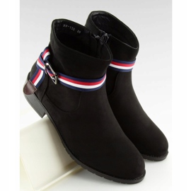 Botines Chelsea negros para mujer 99-150 Negro 1