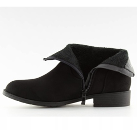 Botines Chelsea negros para mujer 99-150 Negro 3