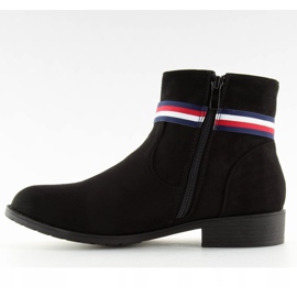 Botines Chelsea negros para mujer 99-150 Negro 5
