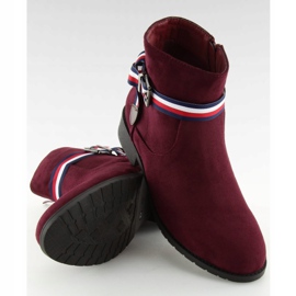 Botines Chelsea granate mujer 99-150 Rojo 2