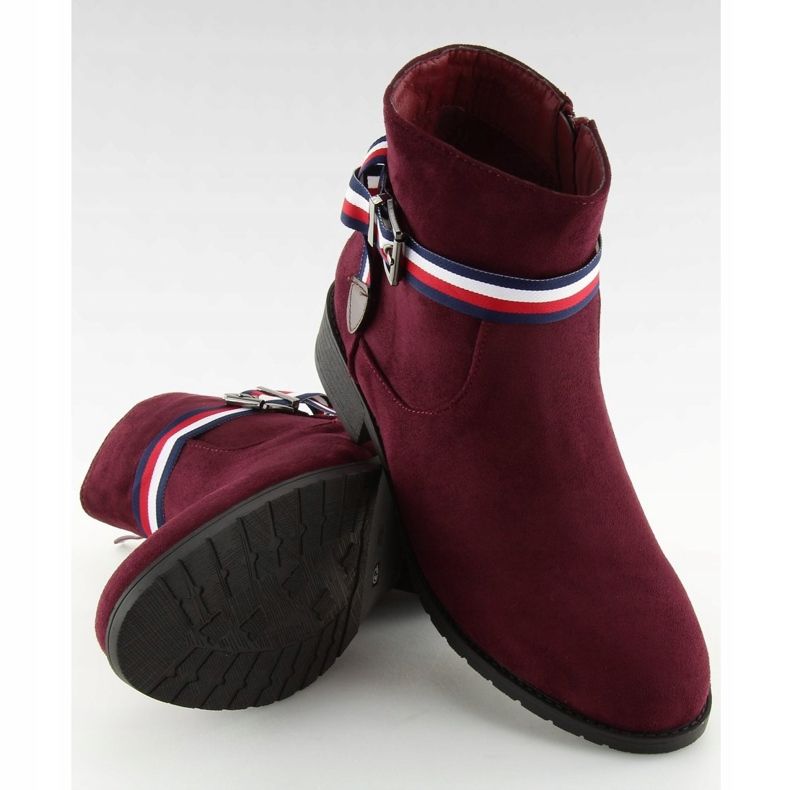Botines Chelsea granate mujer 99-150 Rojo 2 Botines Chelsea granate mujer 99-150 Rojo 2