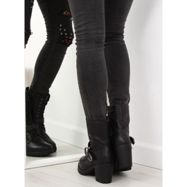 Botas negras de tacón S167 negro 2