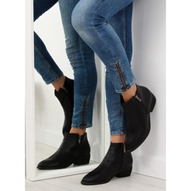 Botines Chelsea negros para mujer 9082 Negro 1