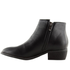 Botines Chelsea negros para mujer 9082 Negro 3