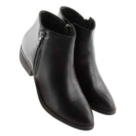 Botines Chelsea negros para mujer 9082 Negro 4