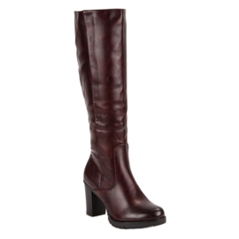 Botas VINCEZA clásicas rojo 3