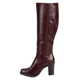 Botas VINCEZA clásicas rojo 4