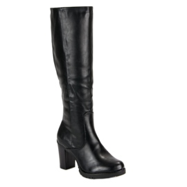 Botas VINCEZA clásicas negro 4