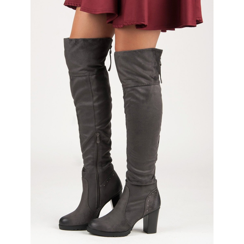 Botas casual de mujer VINCEZA gris 1 Botas casual de mujer VINCEZA gris 1