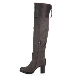Botas casual de mujer VINCEZA gris 3