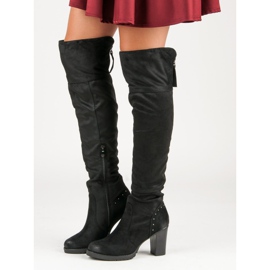 Botas casual de mujer VINCEZA negro 2