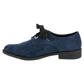 Bestelle Zapatos de ante azul marino 2