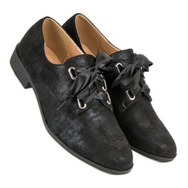 Juliet Zapatos brogues atados negro 1 Juliet Zapatos brogues atados negro 1