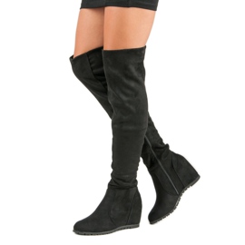Seastar Botas de cuña de ante negro 2 Seastar Botas de cuña de ante negro 2
