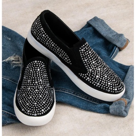 J. Star Zapatillas slipons negras negro 9