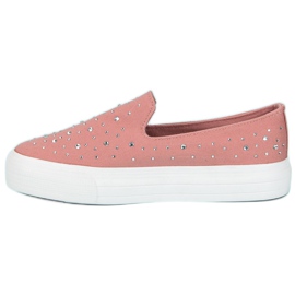 J. Star Zapatillas slip-on rosas rosado 1