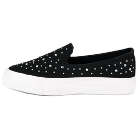 J. Star Zapatillas slip-on negras negro 1