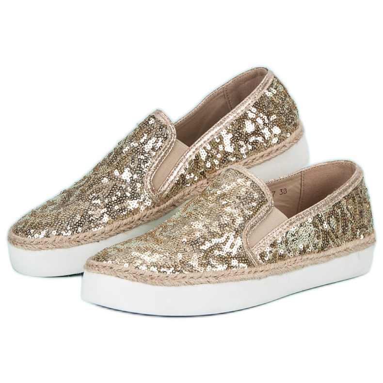 J. Star Zapatillas de mujer de moda amarillo 1