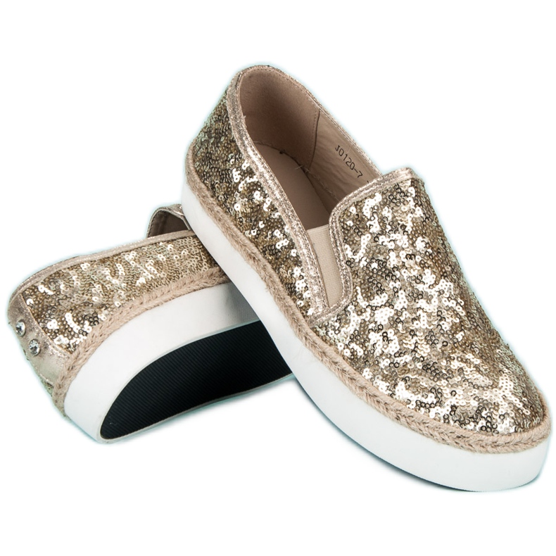 J. Star Zapatillas de mujer de moda amarillo 2