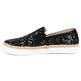 J. Star Zapatillas de mujer de moda negro 3