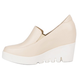 J. Star Zapatos de cuña elegantes marrón 2