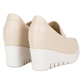 J. Star Zapatos de cuña elegantes marrón 3
