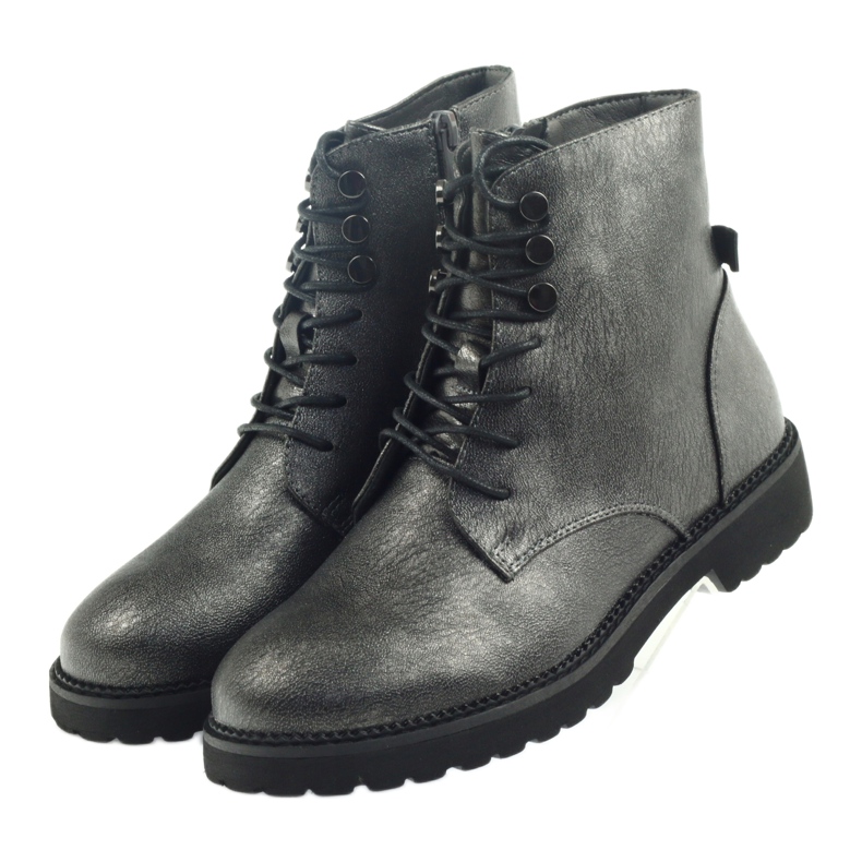 Bota plata antigua Sergio Leone 723 gris 3