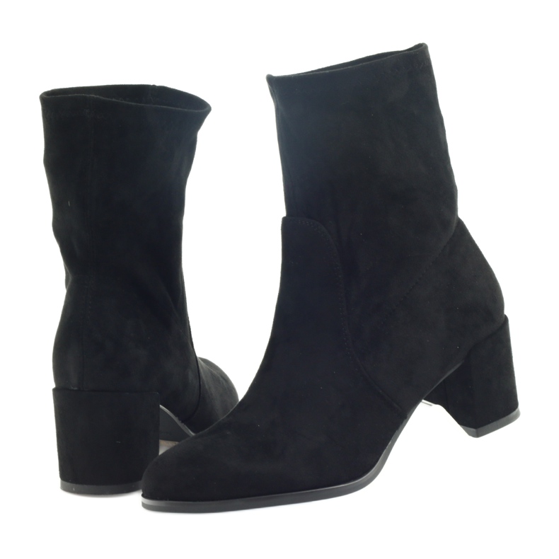 Botas negras de licra de Sergio leone negro 4