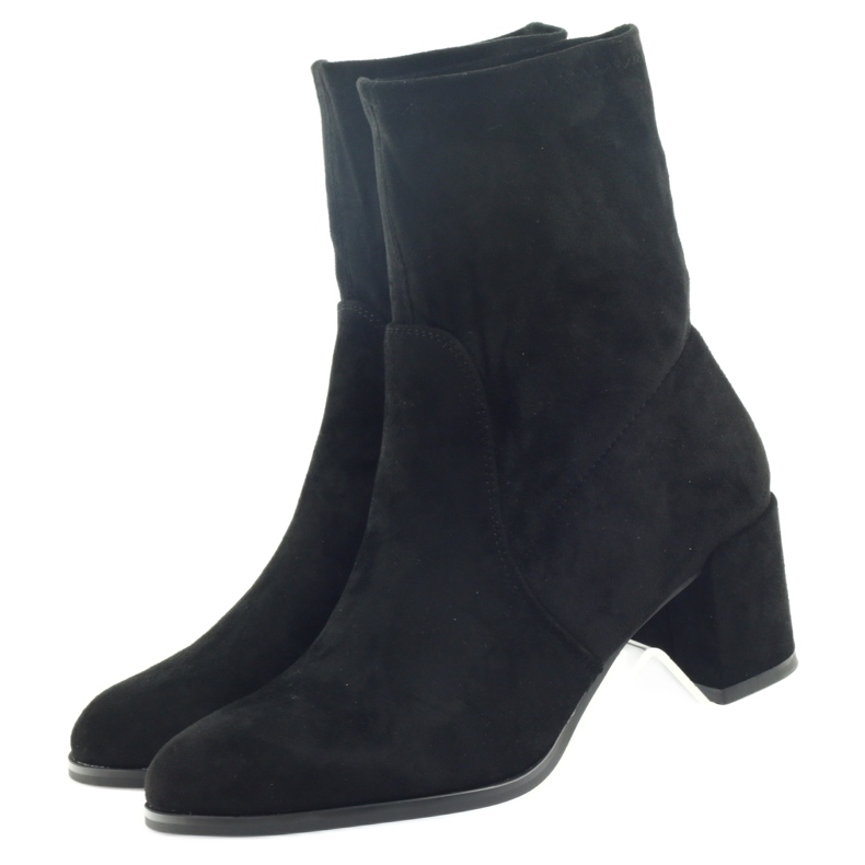 Botas negras de licra de Sergio leone negro 3