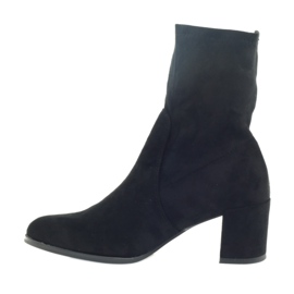 Botas negras de licra de Sergio leone negro 2