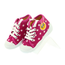 Befado zapatos para niños zapatillas zapatillas 218p055 blanco rosa 4
