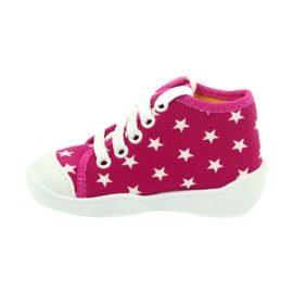 Befado zapatos para niños zapatillas zapatillas 218p055 blanco rosado 2