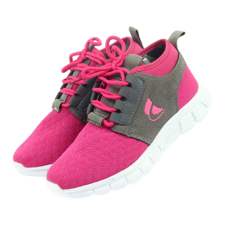 Calzado deportivo infantil befado 516Y033 rosa gris rosado 4