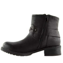 Negro Botas con tachuelas negro 810-PA Negro 6