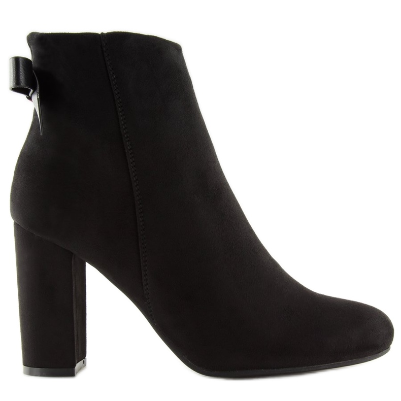 Botines negros de tacón E5120 Negro 1 Botines negros de tacón E5120 Negro 1