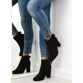 Botines negros de tacón E5120 Negro 2 Botines negros de tacón E5120 Negro 2