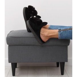 Pantuflas negras de mujer negras DD90 negras negro 3