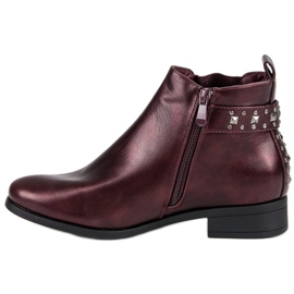Sweet Shoes Botas Chelsea Rock rojo 1