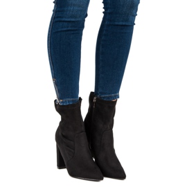 Seastar Botines de ante negros 5
