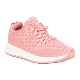 Calzado deportivo ligero rosado 2